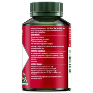 (PRE ORDER) Nature's Own Muscle Relax Night 120 Tablets shelf life 2yrs